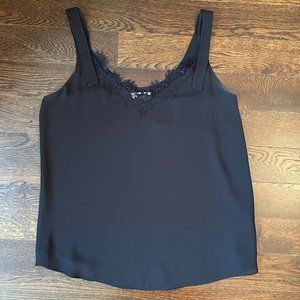 Aritzia Babaton Adalric Black Lace Camisole Tank Top-Size Small.